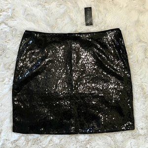 White House Black Market Sequined Mini Skirt